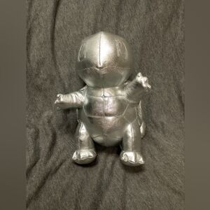 NWOT 2021 Pokémon Silver Squirtle 25th Anniversary Edition 8"